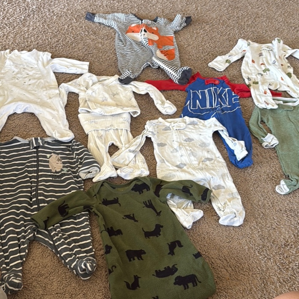 Mixture of NB onesies